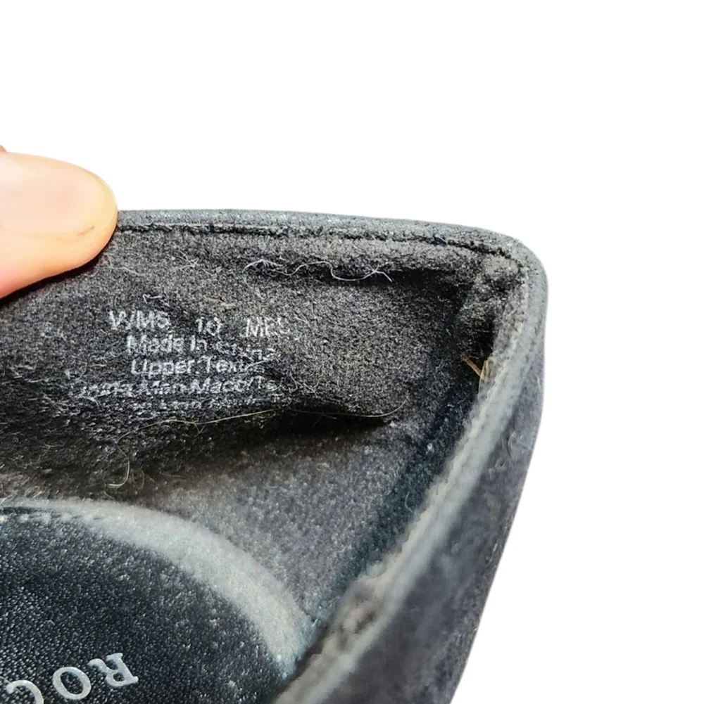 Rock & Republic Black Size 10 Med High Heel Round Toe Shoe - Picture 4 of 6